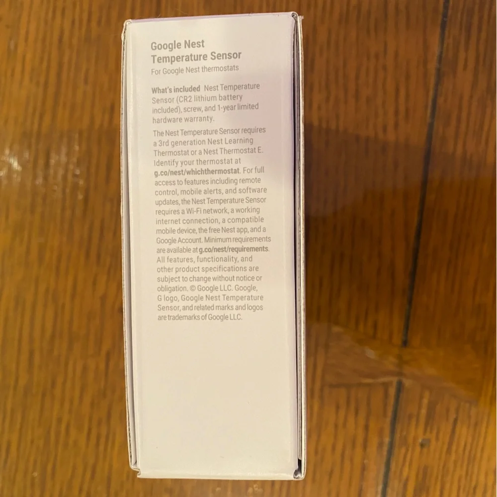 Google Nest Temp Sensor – White (New)